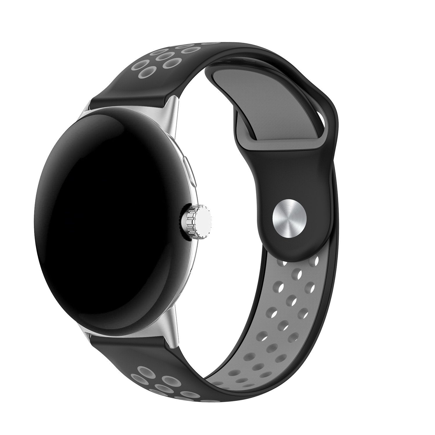Google Pixel Watch 41mm Sport Strap (Black/Gray)