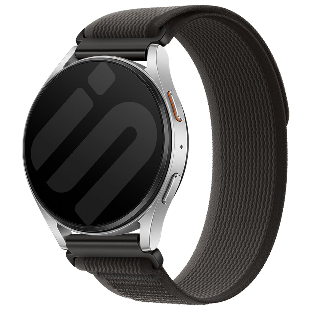 Bracelet nylon trail Garmin Venu 2 (noir/gris)