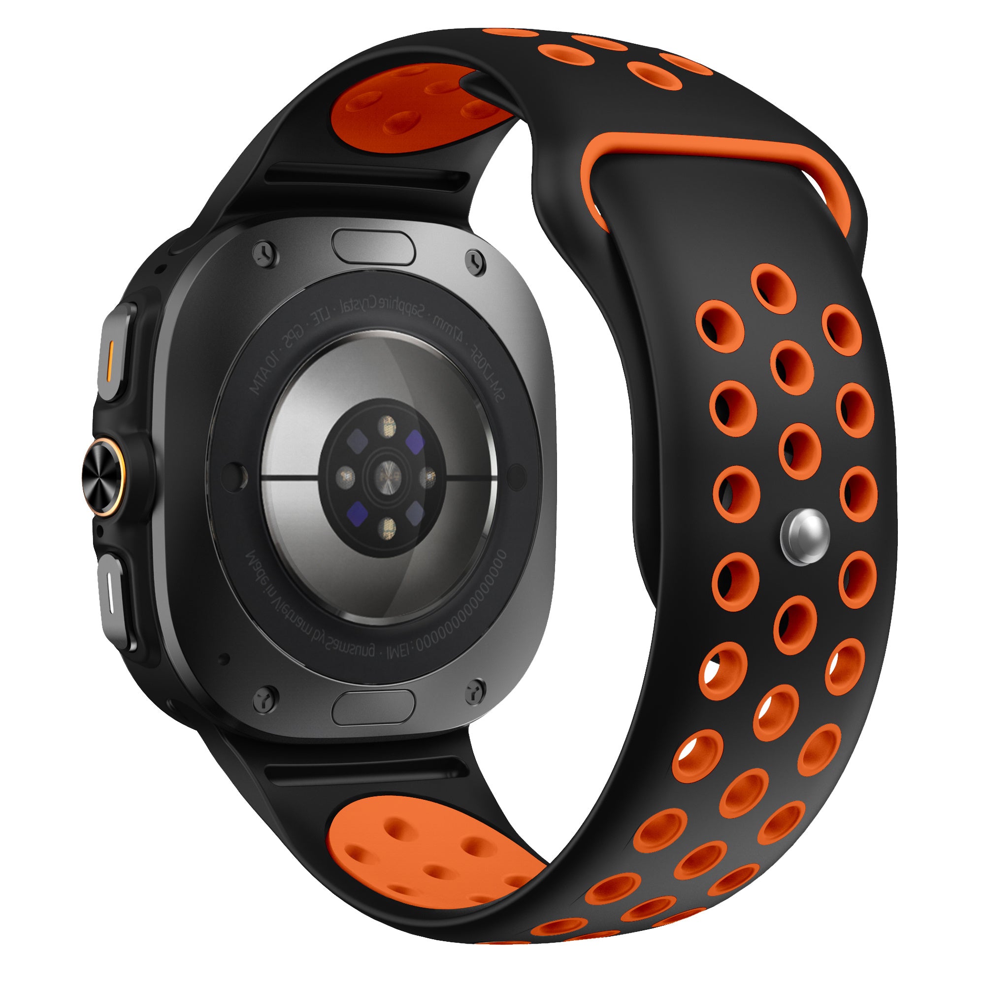 Samsung Galaxy Watch Ultra Sport Strap (Black/Orange)