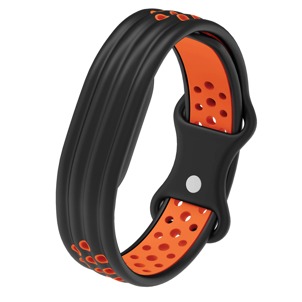 Bracelet sport Fitbit Air (noir/orange)