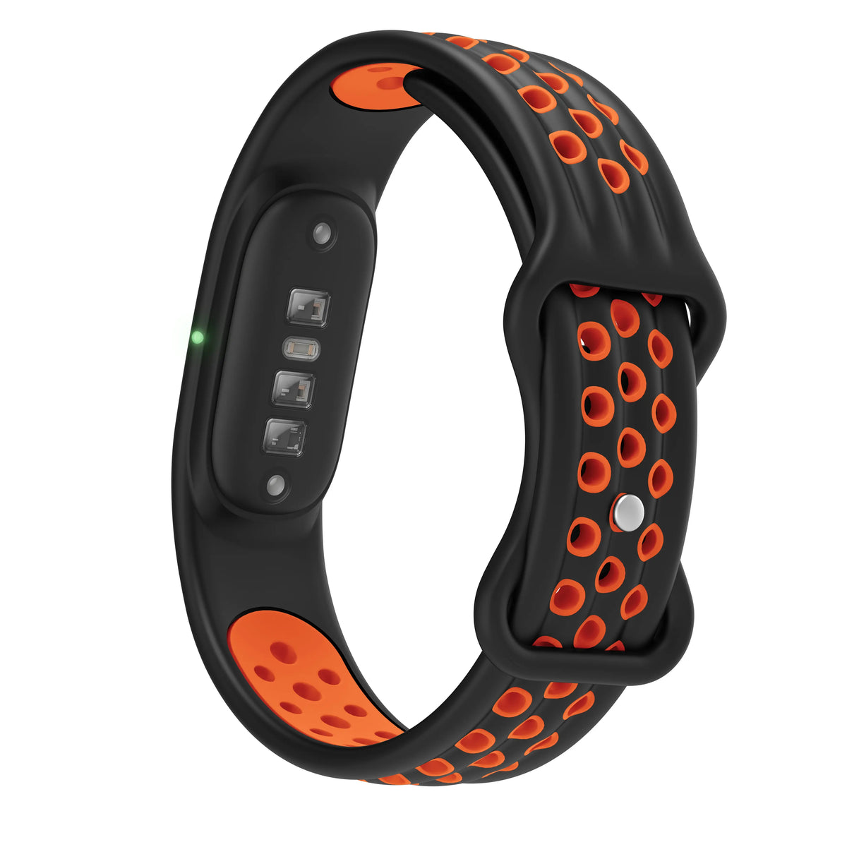 Bracelet sport Fitbit Air (noir/orange)