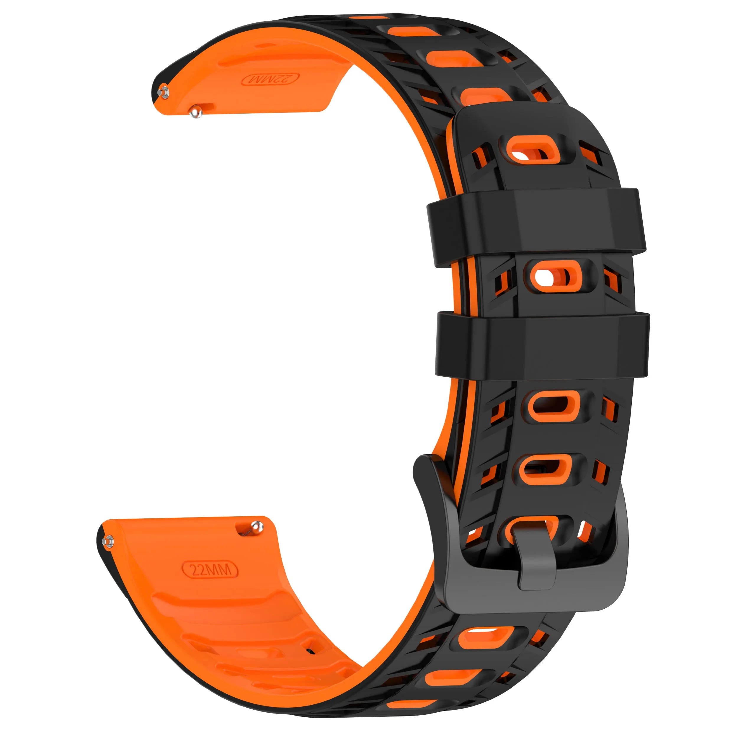 Bracelet sport Mecha Oppo Watch X3 (noir/orange)