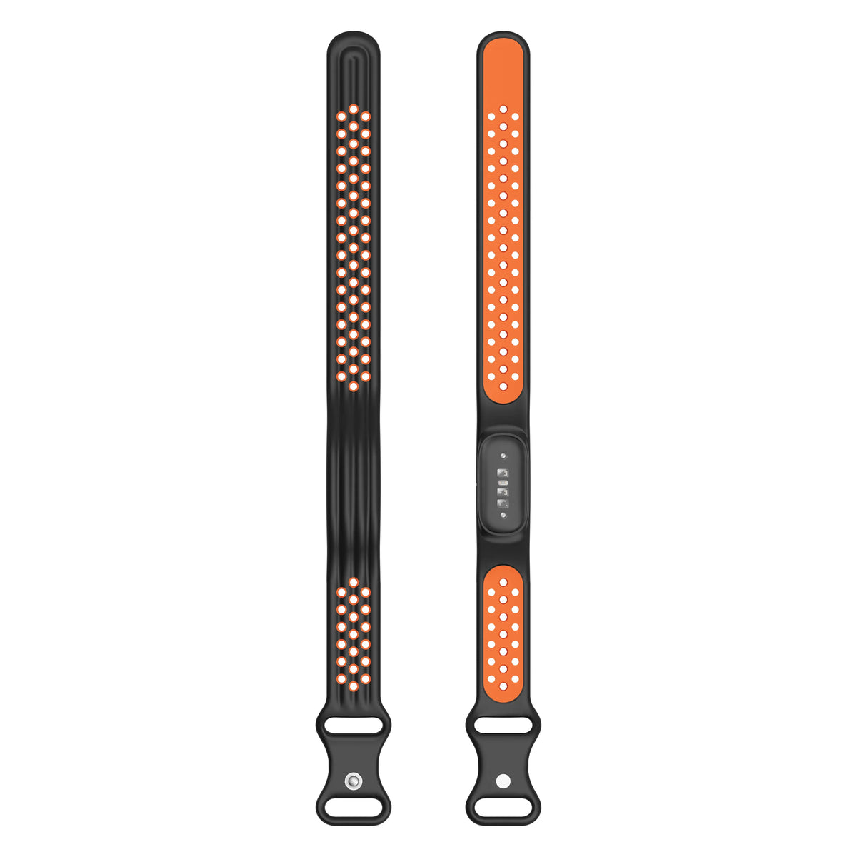 Bracelet sport Fitbit Air (noir/orange)
