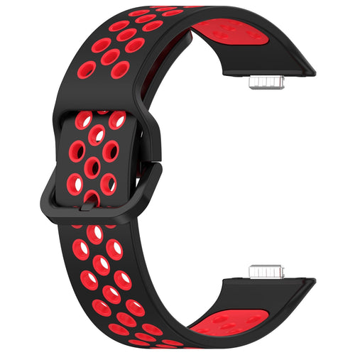 Bracelet sport Huawei Watch Fit 5 Pro (noir/rouge)