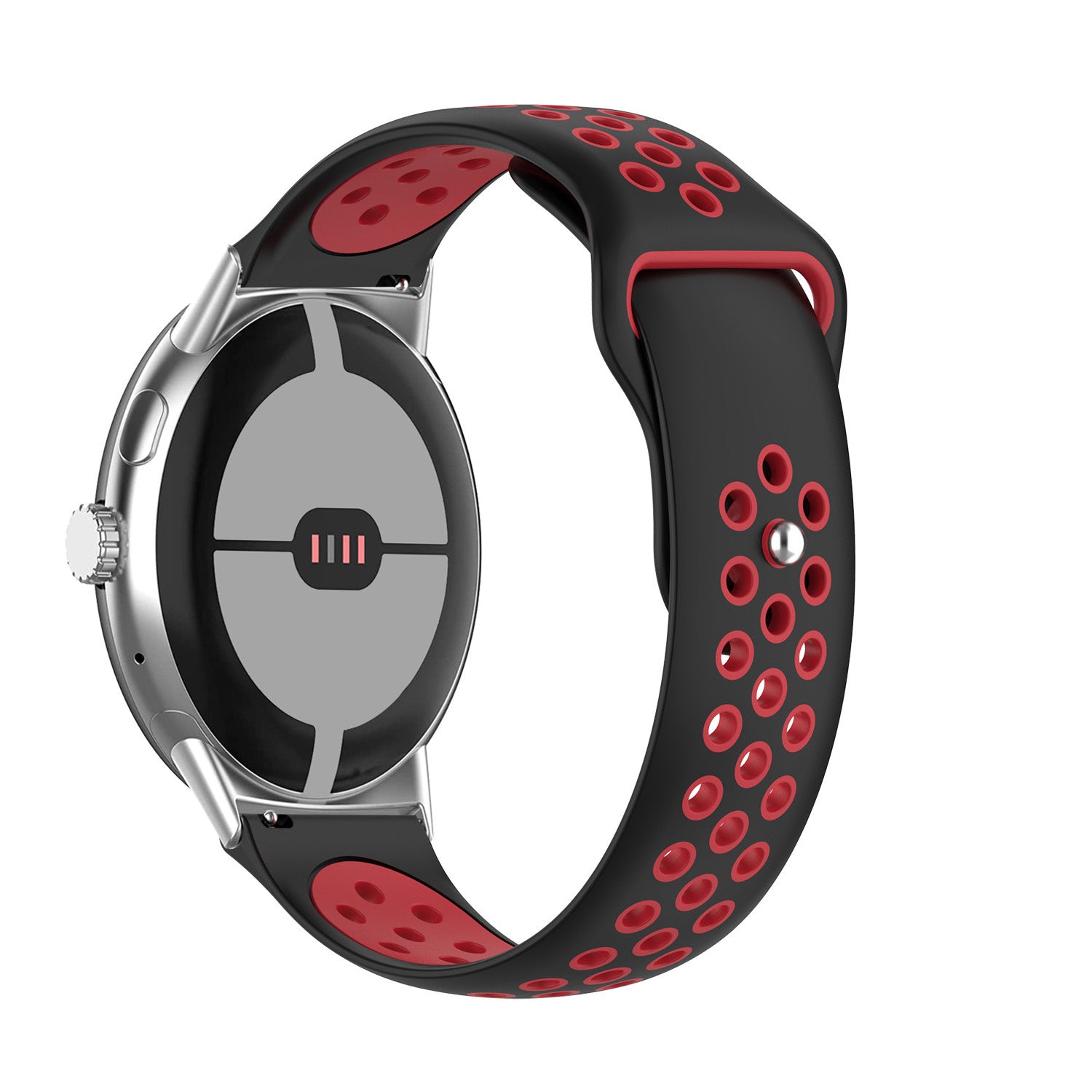 Bracelet sport Google Pixel Watch 4 - 41mm (noir/rouge)