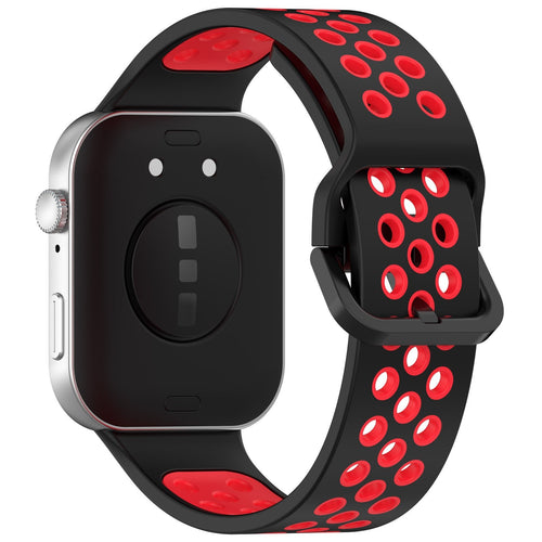 Bracelet sport Huawei Watch Fit 5 Pro (noir/rouge)