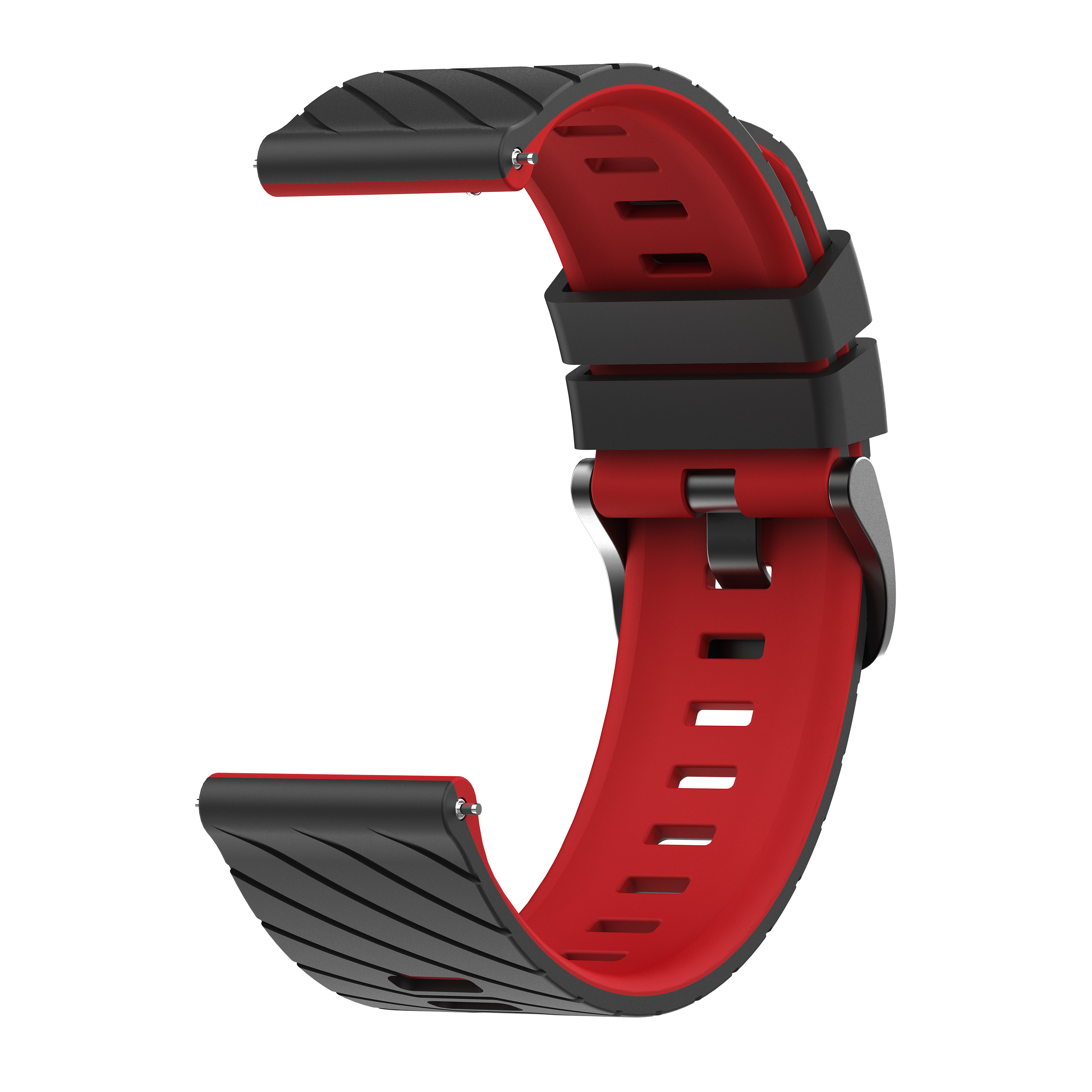 Bracelet sport tissé Fossil Gen 5e - 44mm (noir/rouge)