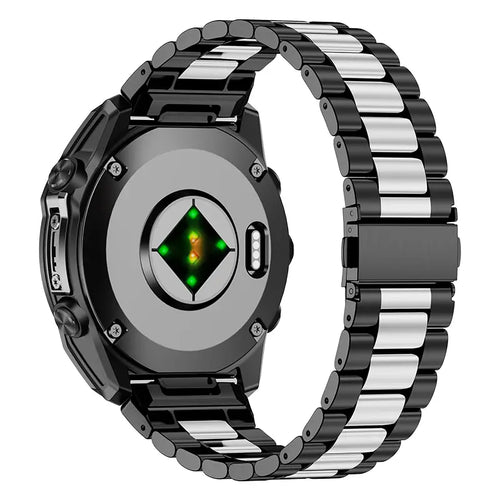 Garmin Fenix 7 Premium Steel Strap (Black/Silver)