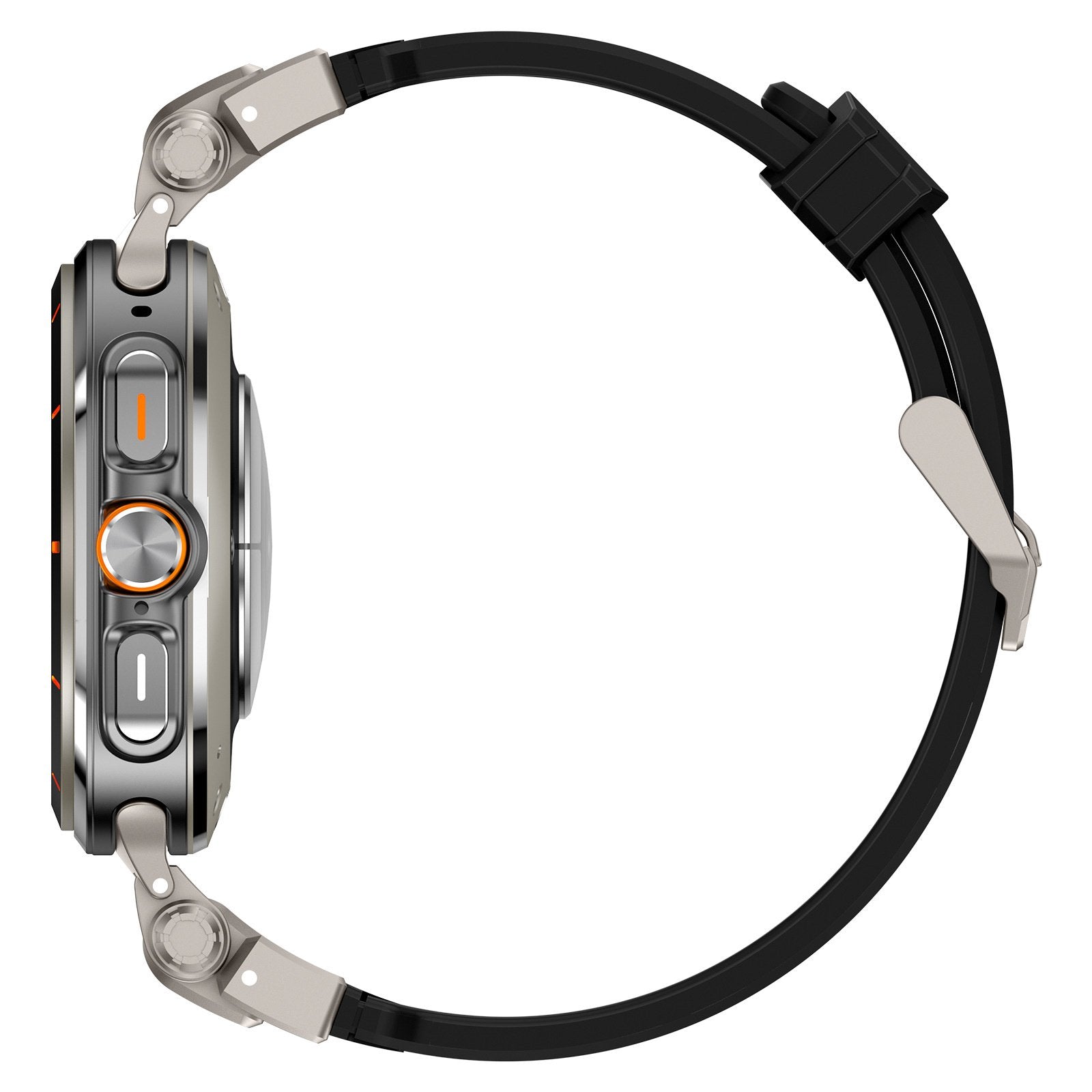 Samsung Galaxy Watch Ultra 'Explorer' TPU Strap (Black with Titanium)