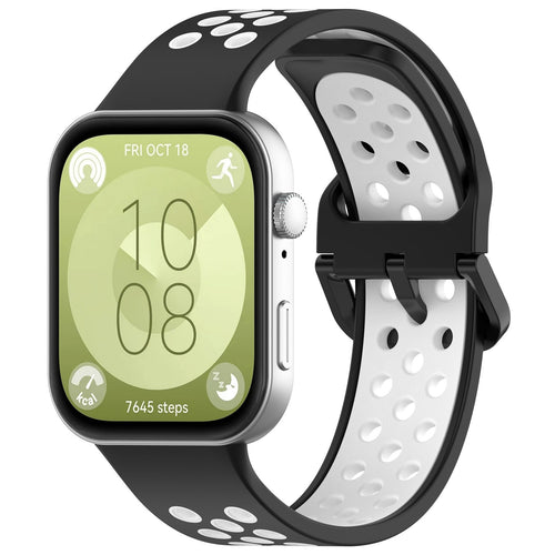 Huawei Watch Fit 3 Sport Strap (Black/White)