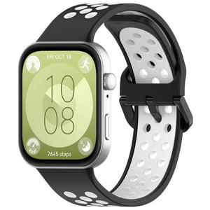 Huawei Watch Fit 4 Sport Strap (Black/White)