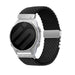 Bracelet tressé boucle en P Garmin Instinct (noir avec argent)
