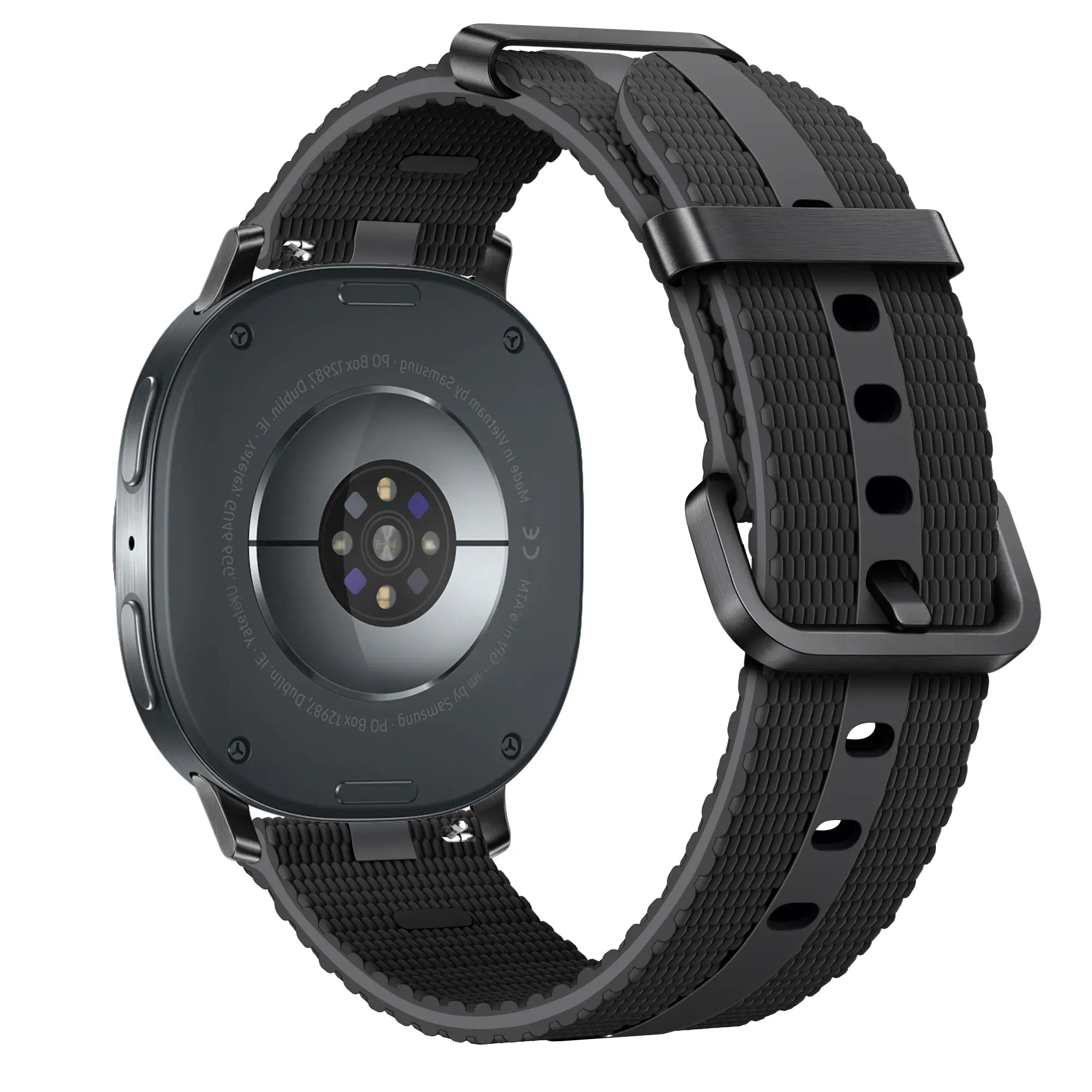 Bracelet active silicone Samsung Galaxy Watch 8 Classic (noir)