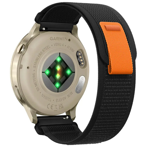 Garmin Vivomove Luxe Trail Nylon Strap (Black)