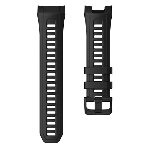 Bracelet silicone 'perfect fit' Garmin Instinct 3 - 45mm (noir)