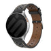 Bracelet cuir zephyr Amazfit Active (noir)