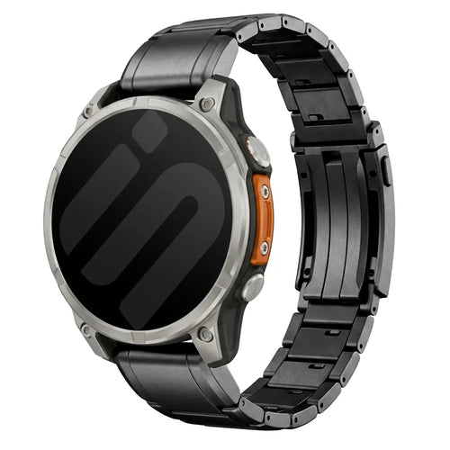 Garmin Forerunner 745 Adjustable Titanium Strap (Black)
