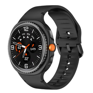 Bracelet silicone Samsung Galaxy Watch 8 Classic (noir)