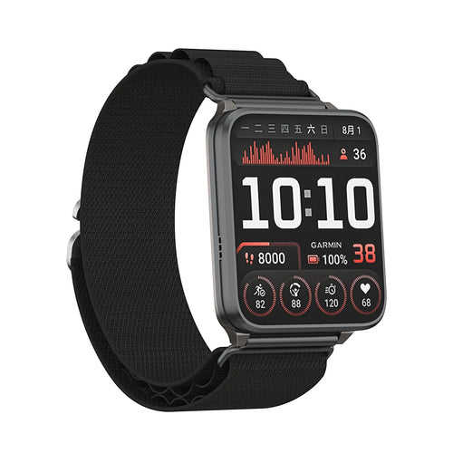 Bracelet nylon Alpine TicWatch Pro 5 Enduro (noir)