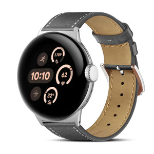 Bracelet cuir moderne Google Pixel Watch 4 - 45mm (noir)