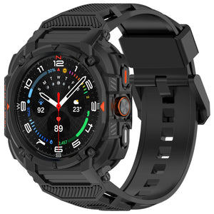 Silicone TPU Strap with Frame, black