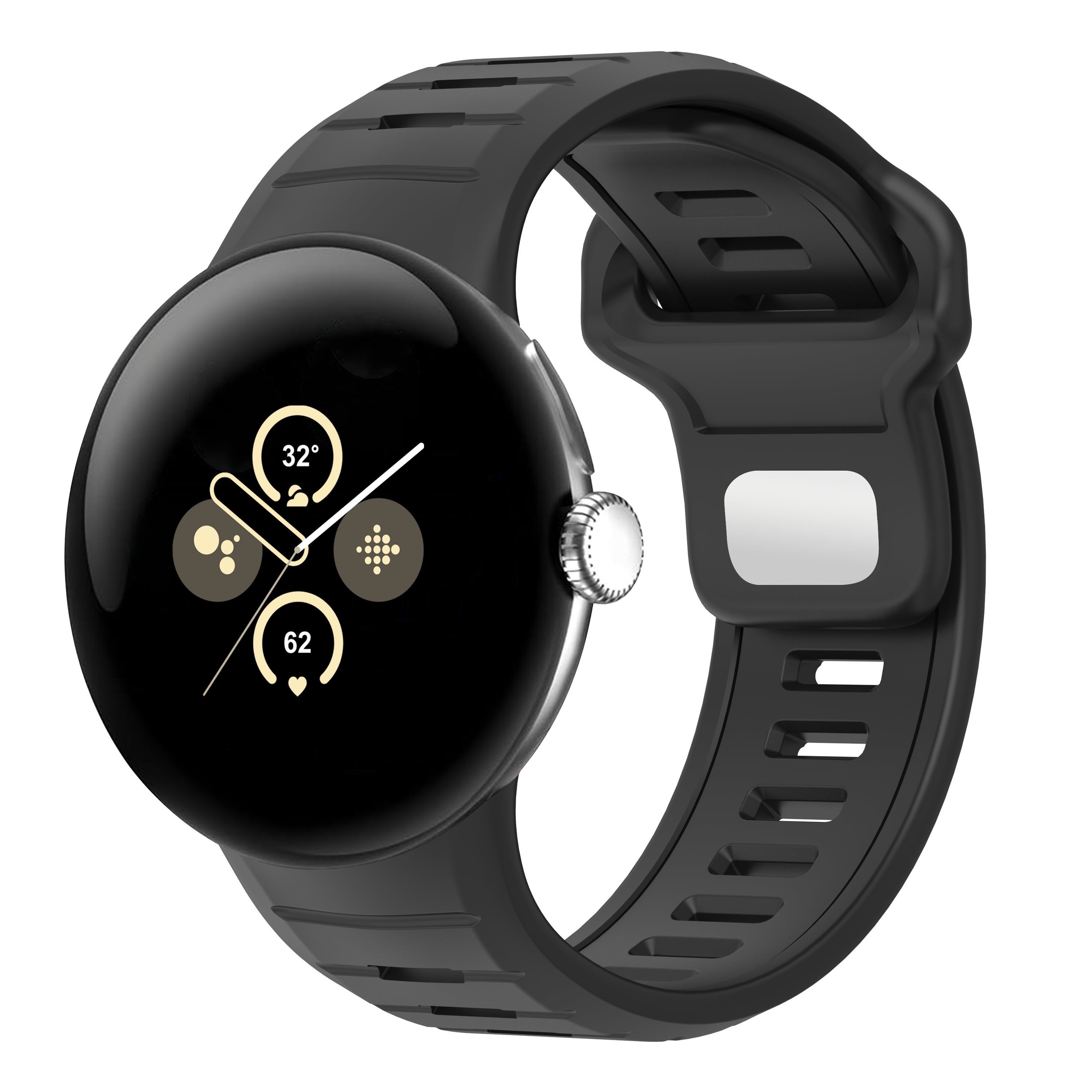 Bracelet sport Outdoor Google Pixel Watch 4 - 45mm (noir)