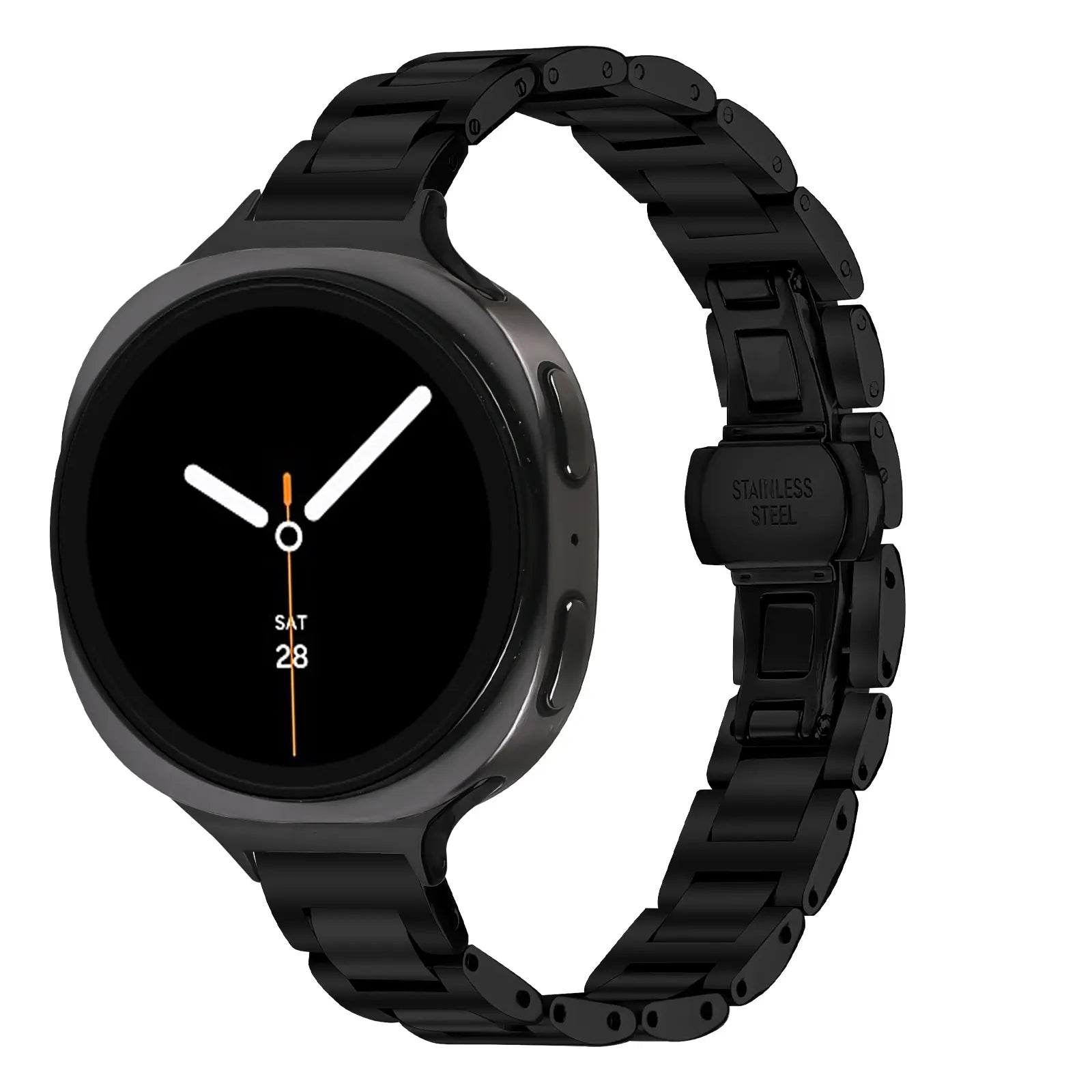 Bracelet acier fin Samsung Galaxy Watch 8 - 44mm (noir)