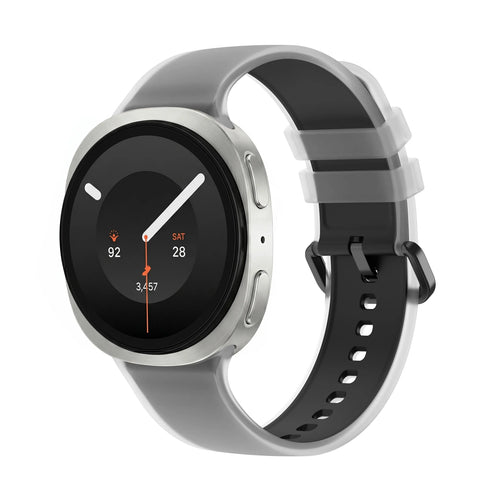 Bracelet silicone jelly Samsung Galaxy Watch 9 - 40mm (noir)