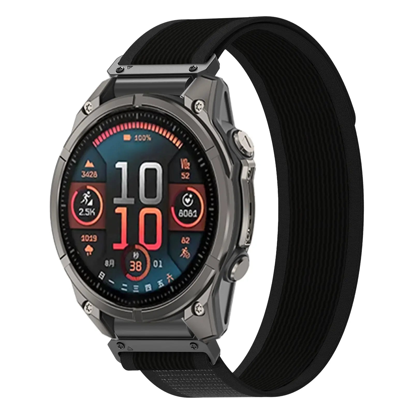 Bracelet trail loop premium Garmin Approach S70 - 42mm (noir)