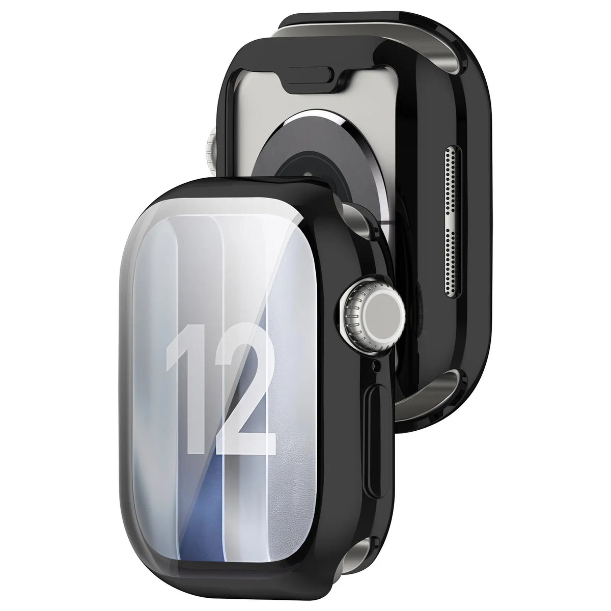 Coque TPU intégrale Apple Watch 12 - 42mm (noir)