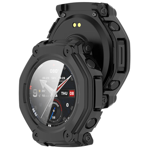 Coque en verre Amazfit T-Rex 3 Pro - 44mm PC (noir)