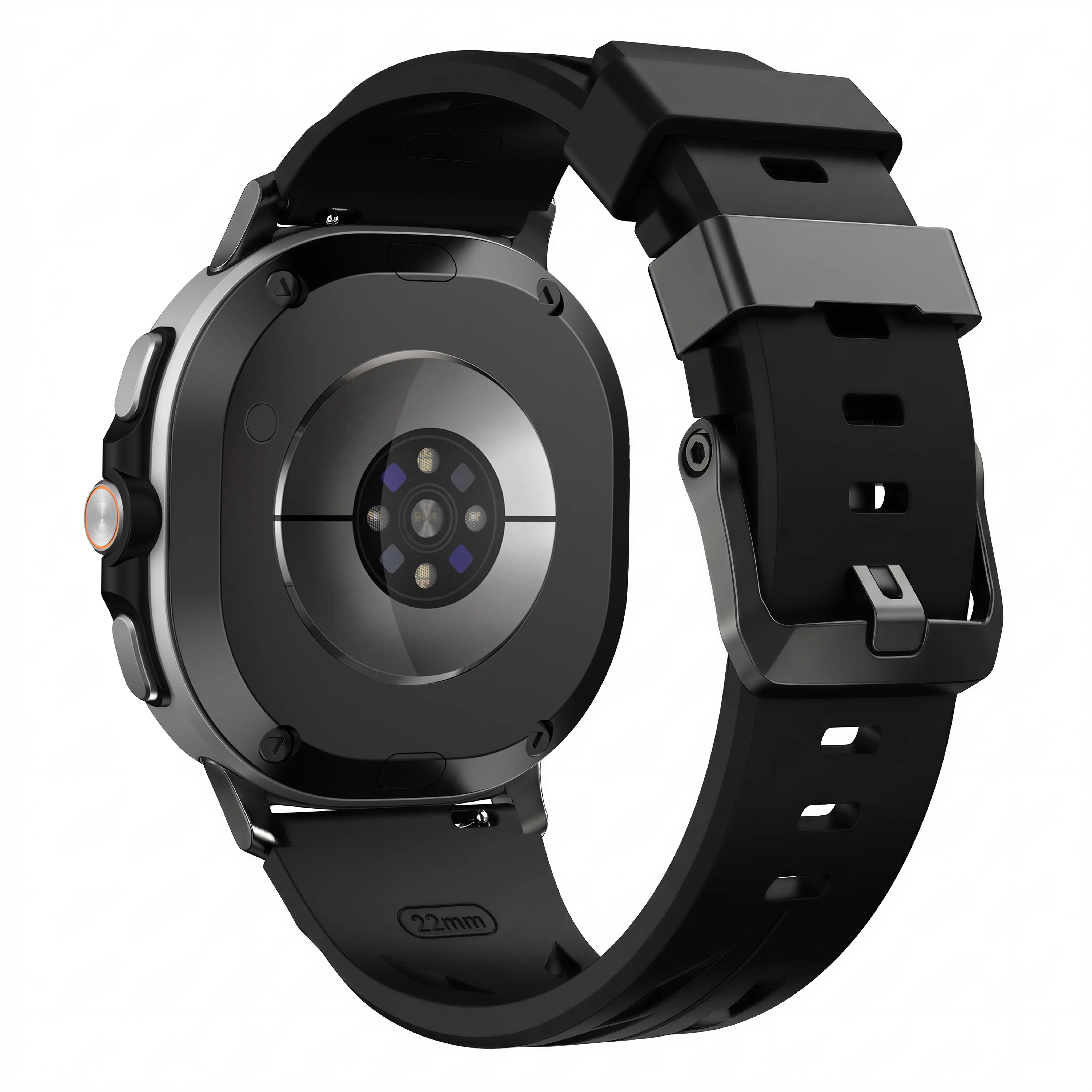Bracelet silicone race Samsung Galaxy Watch 8 Classic (noir)