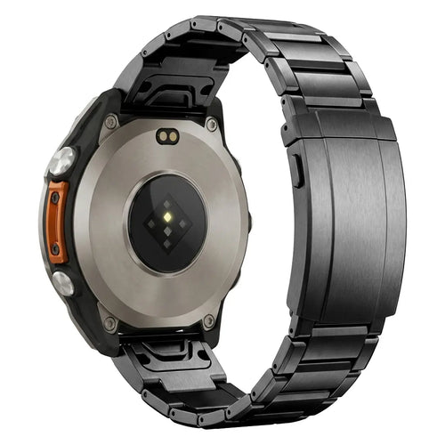 Garmin Forerunner 745 Adjustable Titanium Strap (Black)