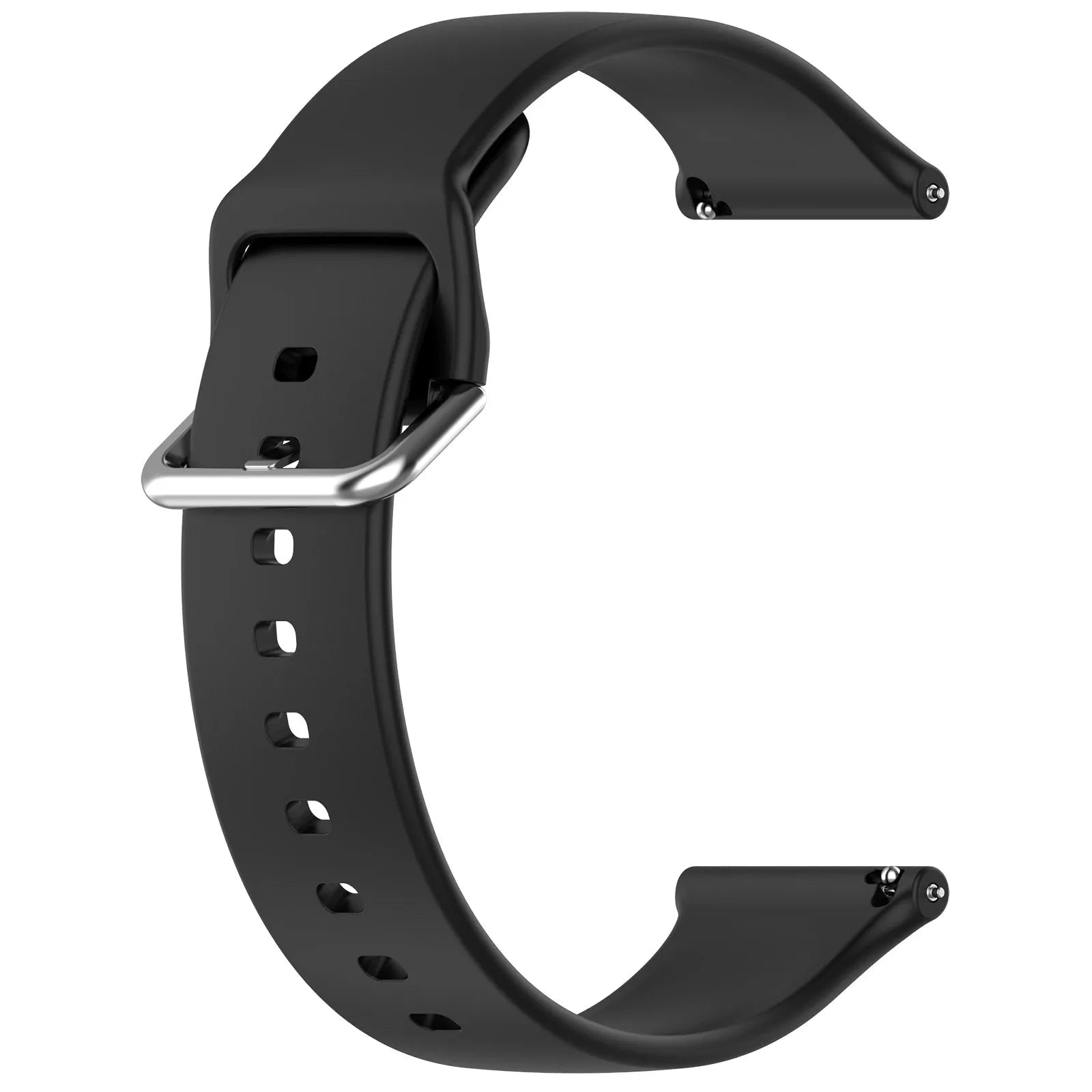 Coros Nomad Silicone Buckle Strap (Black)
