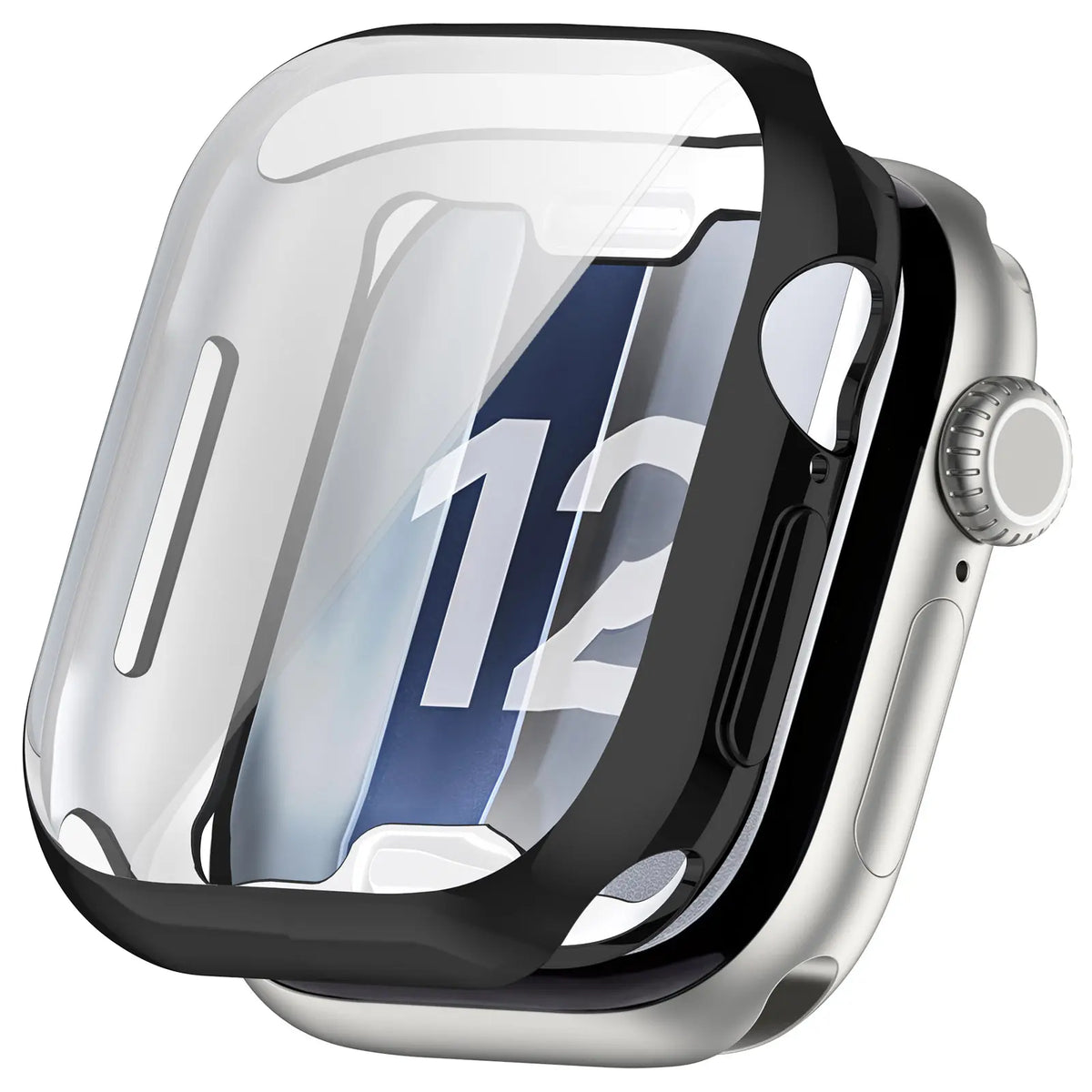 Coque TPU intégrale Apple Watch 12 - 42mm (noir)