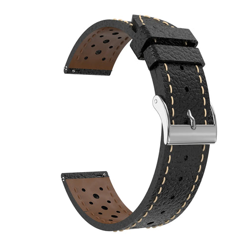 Bracelet cuir zephyr Amazfit Active (noir)