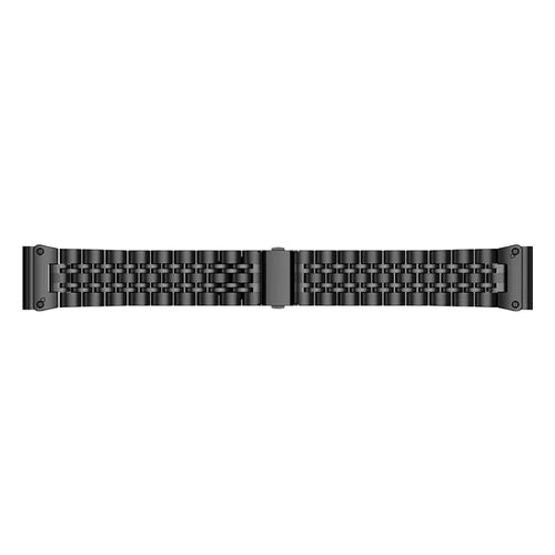 Bracelet acier '7 beads' premium Garmin Fenix 7s (noir)