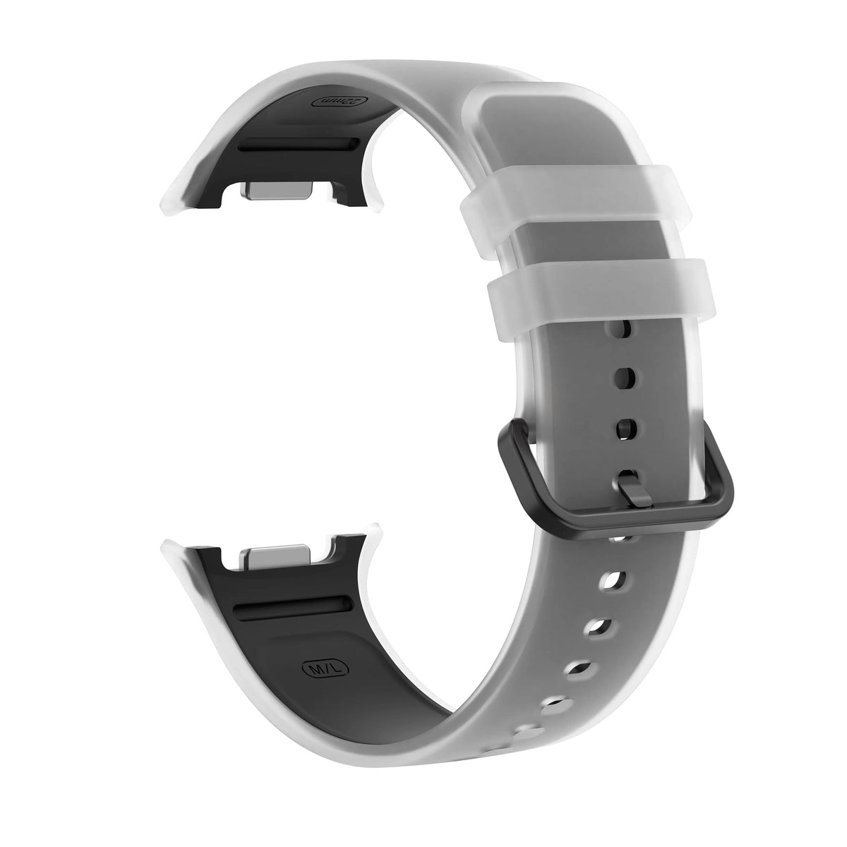 Bracelet silicone jelly Samsung Galaxy Watch 9 - 40mm (noir)