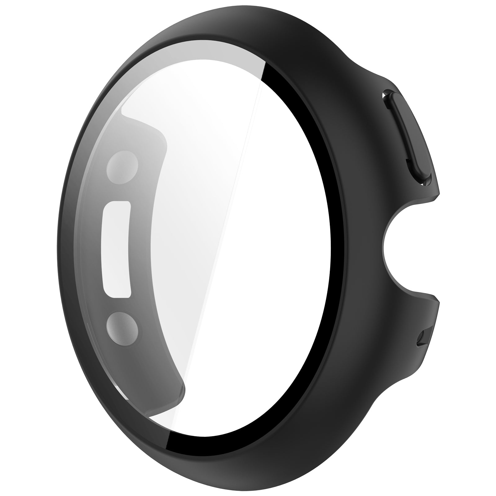 Google Pixel Watch 4 - 45mm Hard Case with Glass (Black)