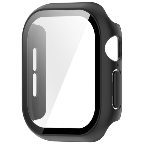 Apple Watch 12 - 46mm PC Case with Glass (Black)