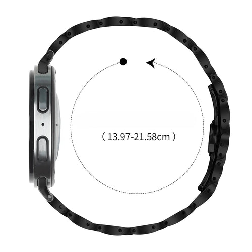Bracelet acier fin Samsung Galaxy Watch 8 - 44mm (noir)