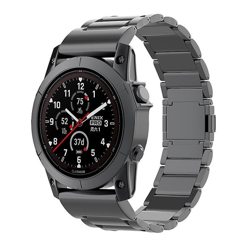 Bracelet titane magnétique Garmin Descent MK2(i) (noir)
