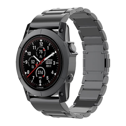 Bracelet en titane magnétique Garmin Tactix 7 (noir)