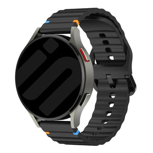 Huawei Watch GT Runner Wave Silicone Strap (Black)