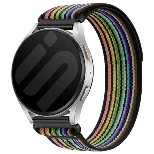 Huawei Watch GT 2 - 42mm Trail Nylon Strap (Black/Colourful)