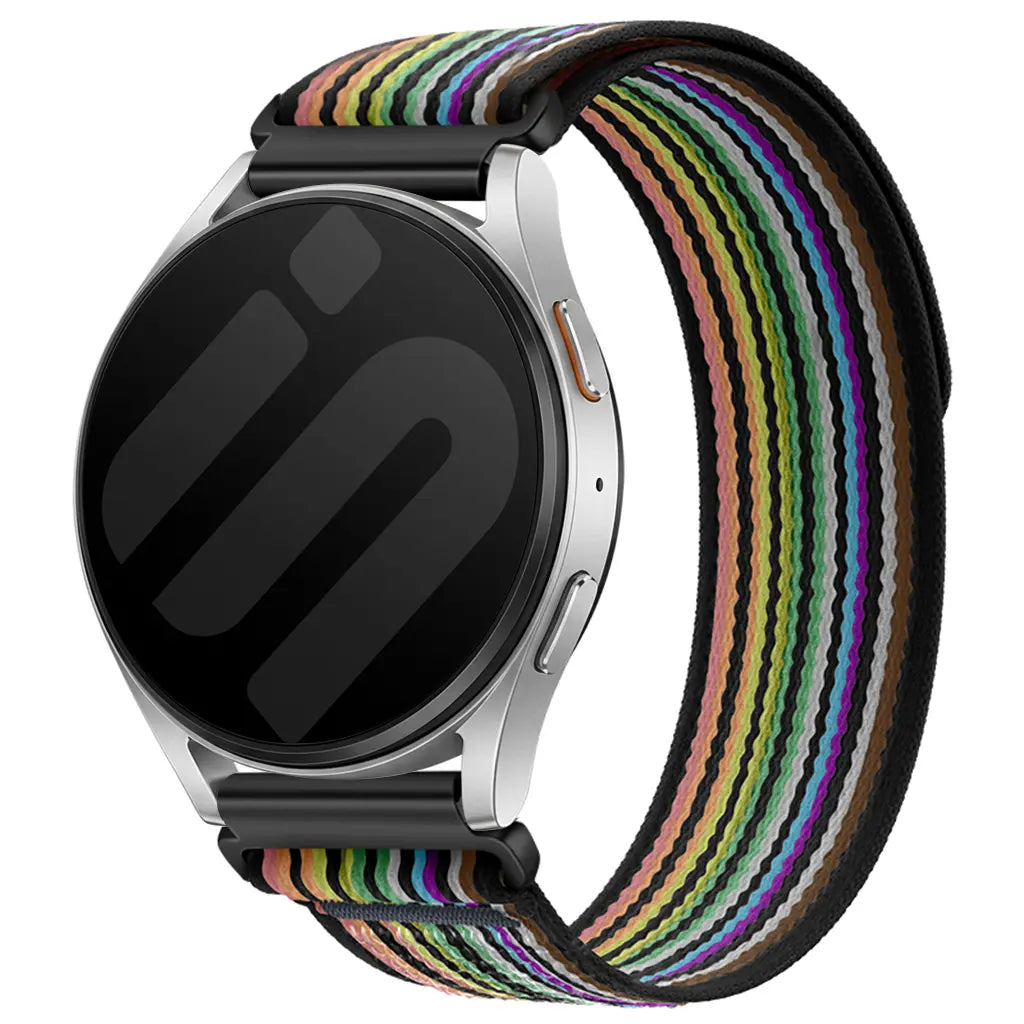 Huawei Watch GT 2 - 42mm Trail Nylon Strap (Black/Colourful)