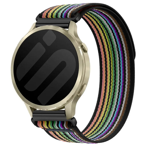 Bracelet nylon trail Garmin Forerunner 70 (noir/multicolore)