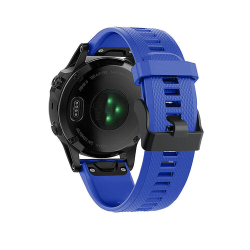 Garmin Quatix 8 - 47mm Silicone Strap (Blue)