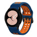 Samsung Galaxy Watch 4 44mm Squared Sport Strap (Blue/Orange)