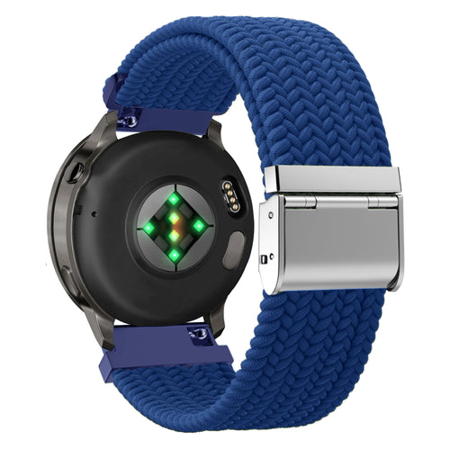 Bandz Garmin Forerunner 255 Woven Nylon Strap (Blue)